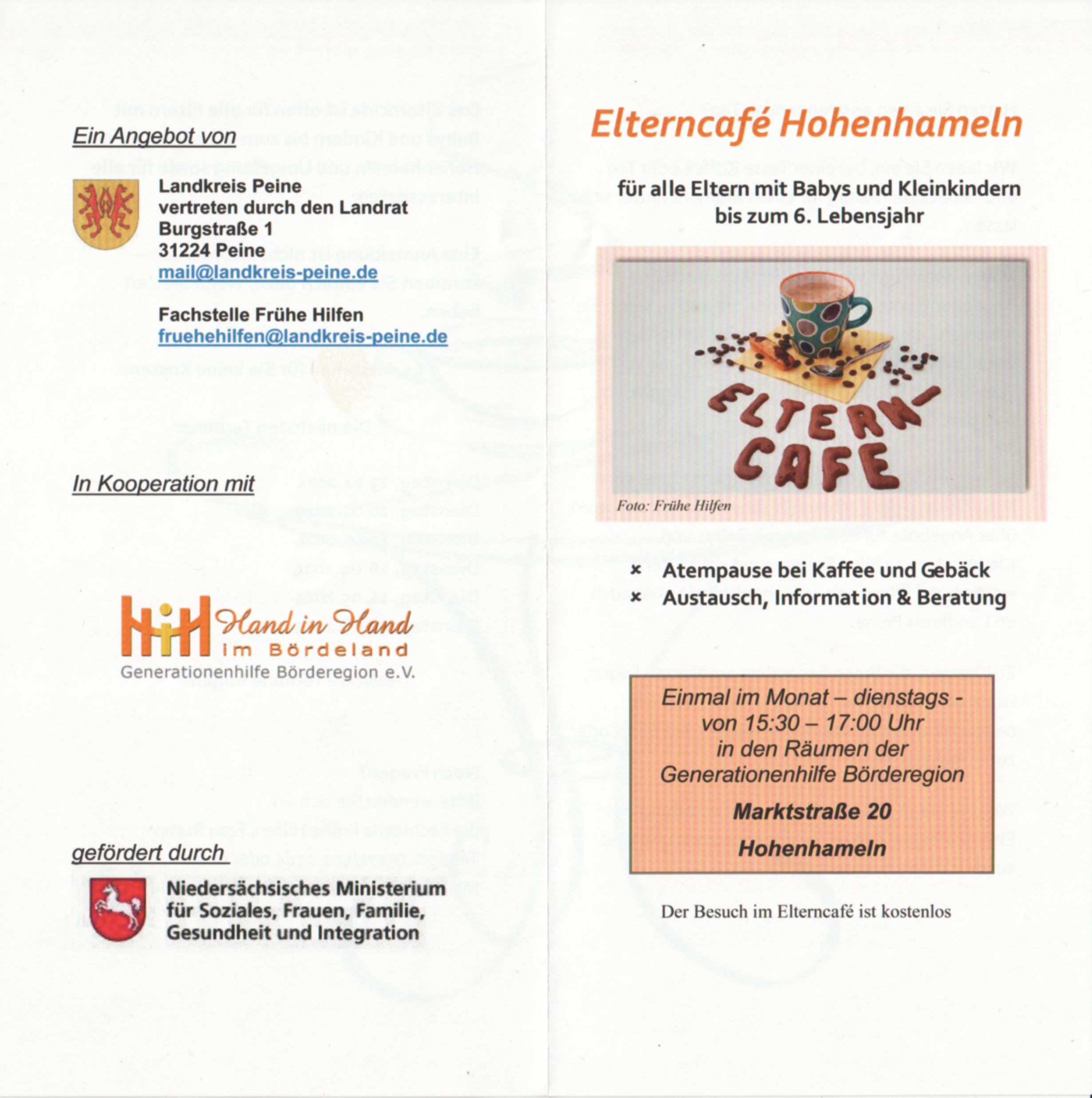 Flyer Elterncafé